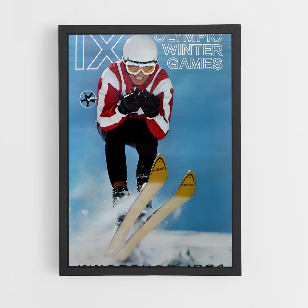 Poster Snowboard Legend – affiche Jeux Olympiques (vue 2)